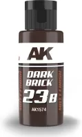 Photo de Ak Interactive Pot de Peinture Dual Exo - 23B Dark Brick (60 ml)