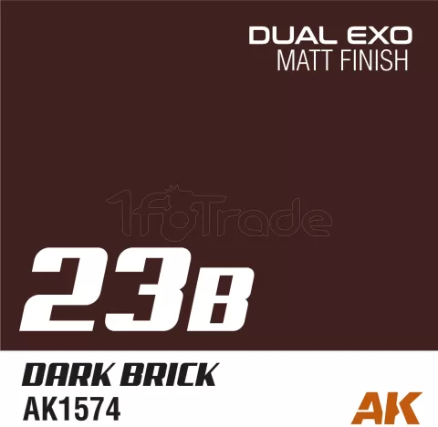 Photo de Ak Interactive Pot de Peinture Dual Exo - 23B Dark Brick (60 ml)