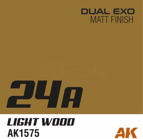 Photo de Ak Interactive Pot de Peinture Dual Exo - 24A Light Wood (60 ml)
