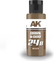 Photo de Ak Interactive Pot de Peinture Dual Exo - 24B Dark Wood (60 ml)