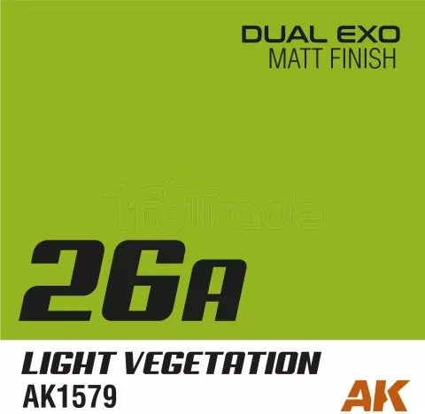 Photo de Ak Interactive Pot de Peinture Dual Exo - 26A Light Vegetation (60 ml)