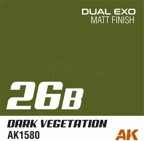 Photo de Ak Interactive Pot de Peinture Dual Exo - 26B Dark Vegetation (60 ml)