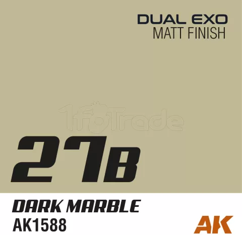 Photo de Ak Interactive Pot de Peinture Dual Exo - 27B Dark Marble (60 ml)