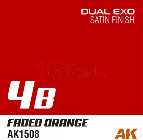 Photo de Ak Interactive Pot de Peinture Dual Exo - 4B Faded Orange (60 ml)
