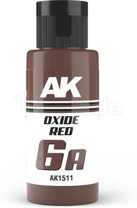 Photo de Ak Interactive Pot de Peinture Dual Exo - 6A Oxide Red (60 ml)