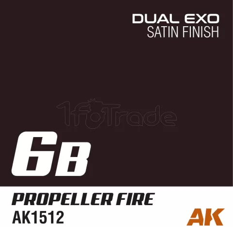 Photo de Ak Interactive Pot de Peinture Dual Exo - 6B Propeller Fire (60 ml)
