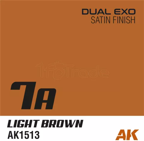 Photo de Ak Interactive Pot de Peinture Dual Exo - 7A Light Brown (60 ml)