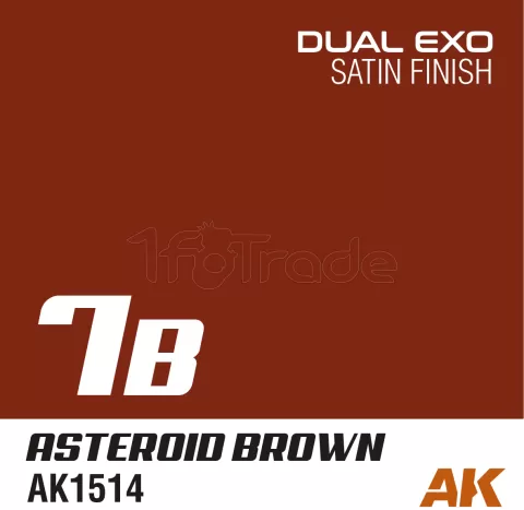 Photo de Ak Interactive Pot de Peinture Dual Exo - 7B Asteroid Brown (60 ml)