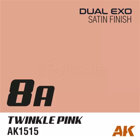 Photo de Ak Interactive Pot de Peinture Dual Exo - 8A Twinkle Pink (60 ml)