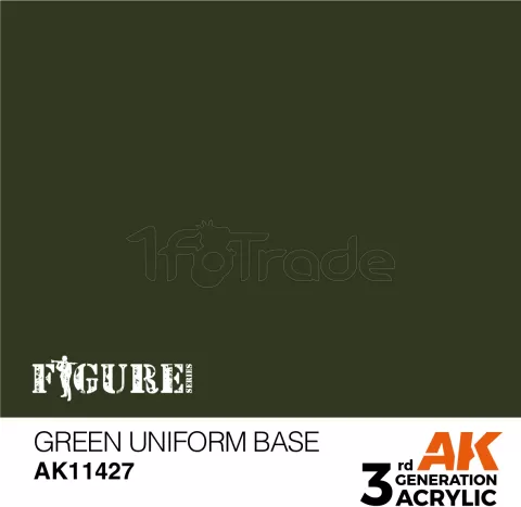 Photo de Ak Interactive Pot de Peinture - Green Uniform Base (17 ml)