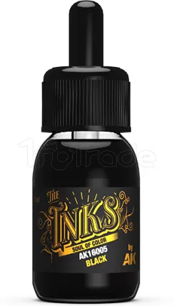 Photo de Ak Interactive Pot de Peinture - Inks Black (30 ml)