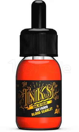 Photo de Ak Interactive Pot de Peinture - Inks Blood Scarlet (30 ml)
