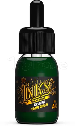Photo de Ak Interactive Pot de Peinture - Inks Camo Green (30 ml)