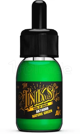 Photo de Ak Interactive Pot de Peinture - Inks Nature Green (30 ml)