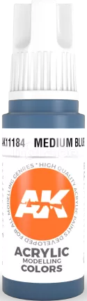 Photo de Ak Interactive Pot de Peinture - Medium Blue (17 ml)