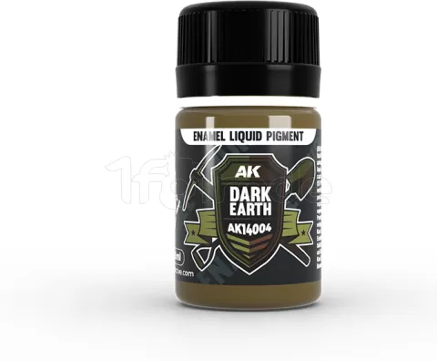Photo de Ak Interactive Pot de Pigments Liquide Enamel - Dark Earth - Liquid Pigment (35 ml)
