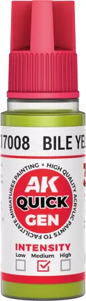 Photo de Ak Interactive Pot de Quick Gen - Bile Yellow (18 ml)