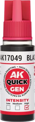 Photo de Ak Interactive Pot de Quick Gen - Black (18 ml)