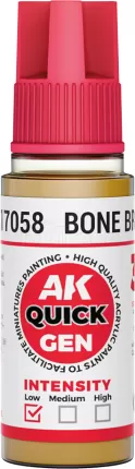 Photo de Ak Interactive Pot de Quick Gen - Bone Brown (18 ml)
