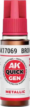 Photo de Ak Interactive Pot de Quick Gen - Bronze (18 ml)