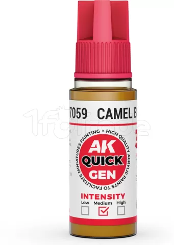 Photo de Ak Interactive Pot de Quick Gen - Camel Brown (18 ml)