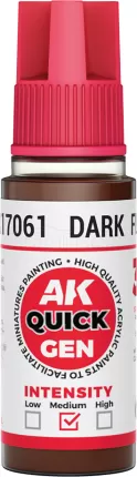 Photo de Ak Interactive Pot de Quick Gen - Dark Flesh (18 ml)
