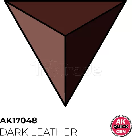 Photo de Ak Interactive Pot de Quick Gen - Dark Leather (18 ml)