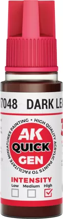 Photo de Ak Interactive Pot de Quick Gen - Dark Leather (18 ml)