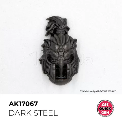 Photo de Ak Interactive Pot de Quick Gen - Dark Steel  (18 ml)