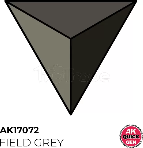 Photo de Ak Interactive Pot de Quick Gen - Field Grey (18 ml)