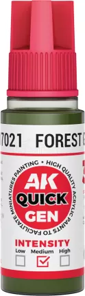 Photo de Ak Interactive Pot de Quick Gen - Forest Green (18 ml)