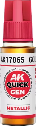 Photo de Ak Interactive Pot de Quick Gen - Gold  (18 ml)