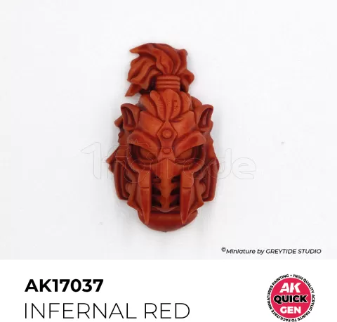Photo de Ak Interactive Pot de Quick Gen - Infernal Red (18 ml)