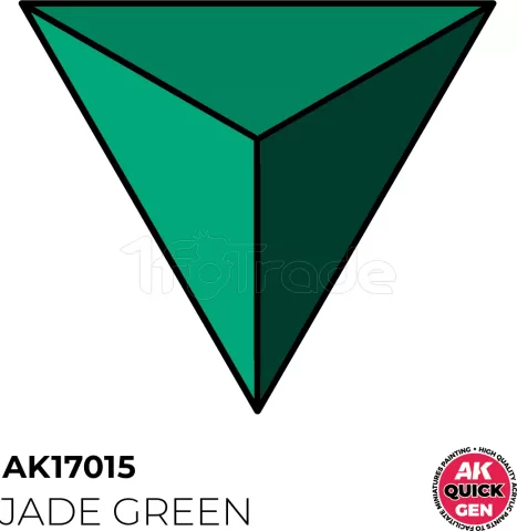 Photo de Ak Interactive Pot de Quick Gen - Jade Green (18 ml)