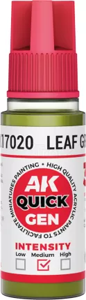 Photo de Ak Interactive Pot de Quick Gen - Leaf Green (18 ml)