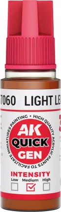Photo de Ak Interactive Pot de Quick Gen - Light Leather (18 ml)