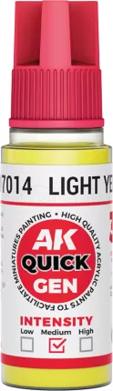 Photo de Ak Interactive Pot de Quick Gen - Light Yellow (18 ml)