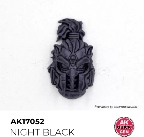 Photo de Ak Interactive Pot de Quick Gen - Night Black (18 ml)