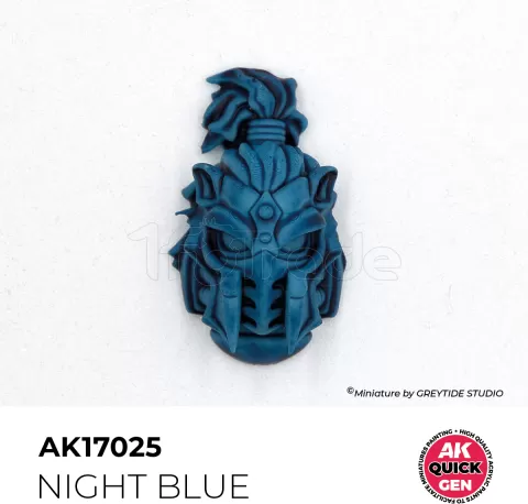 Photo de Ak Interactive Pot de Quick Gen - Night Blue (18 ml)