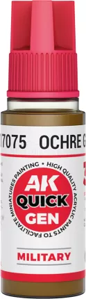 Photo de Ak Interactive Pot de Quick Gen - Ochre Green (18 ml)