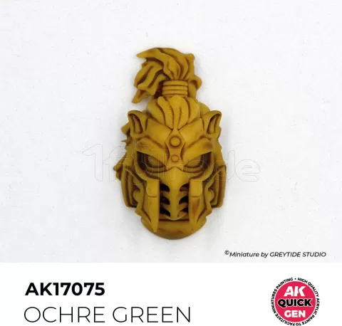 Photo de Ak Interactive Pot de Quick Gen - Ochre Green (18 ml)