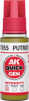 Photo de Ak Interactive Pot de Quick Gen - Putrid White (18 ml)