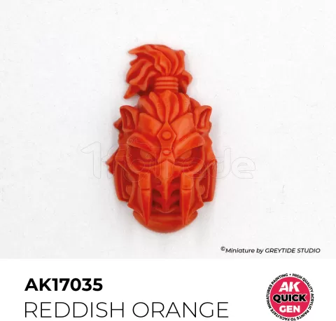 Photo de Ak Interactive Pot de Quick Gen - Reddish Orange (18 ml)