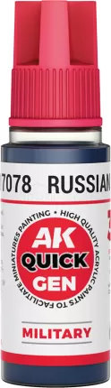Photo de Ak Interactive Pot de Quick Gen - Russian Blue (18 ml)