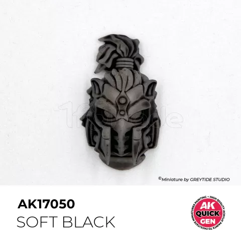 Photo de Ak Interactive Pot de Quick Gen - Soft Black (18 ml)