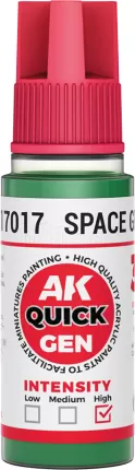 Photo de Ak Interactive Pot de Quick Gen - Space Green (18 ml)