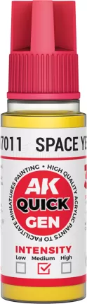 Photo de Ak Interactive Pot de Quick Gen - Space Yellow (18 ml)