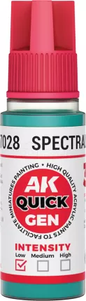 Photo de Ak Interactive Pot de Quick Gen - Spectral Blue (18 ml)