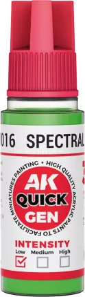 Photo de Ak Interactive Pot de Quick Gen - Spectral Green (18 ml)
