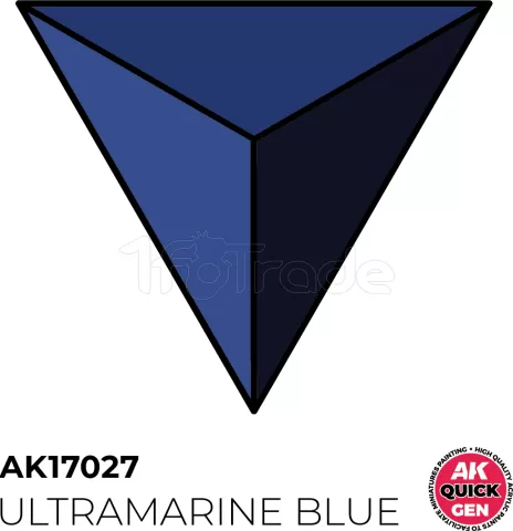 Photo de Ak Interactive Pot de Quick Gen - Ultramarine Blue (18 ml)